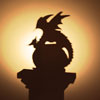 Dragon silhouette